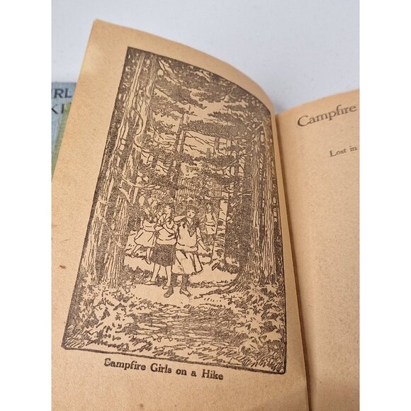 Camp-Fire Girls 1918: At Twin Lake And On A Hike - Lot Of 2 Books - Picture 8 of 16